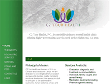 Tablet Screenshot of c2yourhealthpc.com